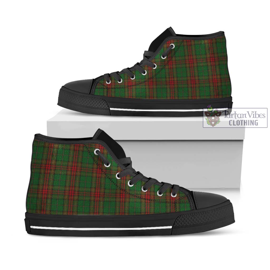 Cavan County Ireland Tartan High Top Shoes - Tartan Vibes Clothing