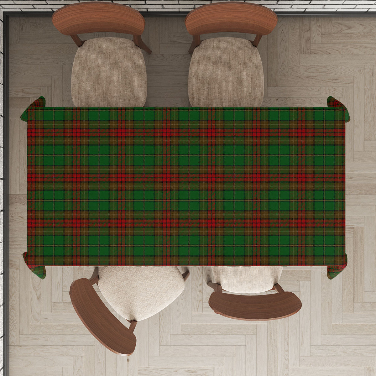 Cavan County Ireland Tartan Tablecloth - Tartan Vibes Clothing