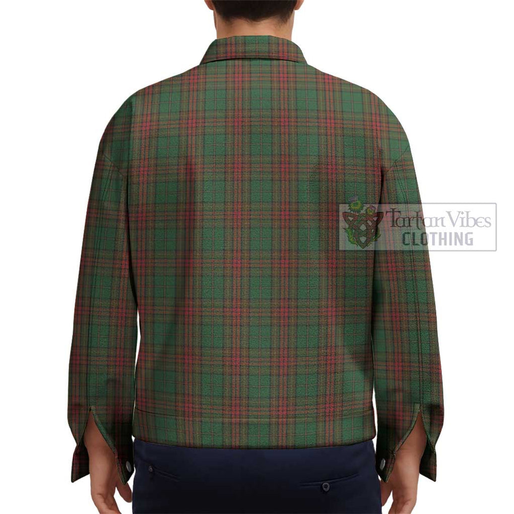 Cavan County Ireland Tartan Unisex Lapel Cotton Jacket - Tartan Vibes Clothing