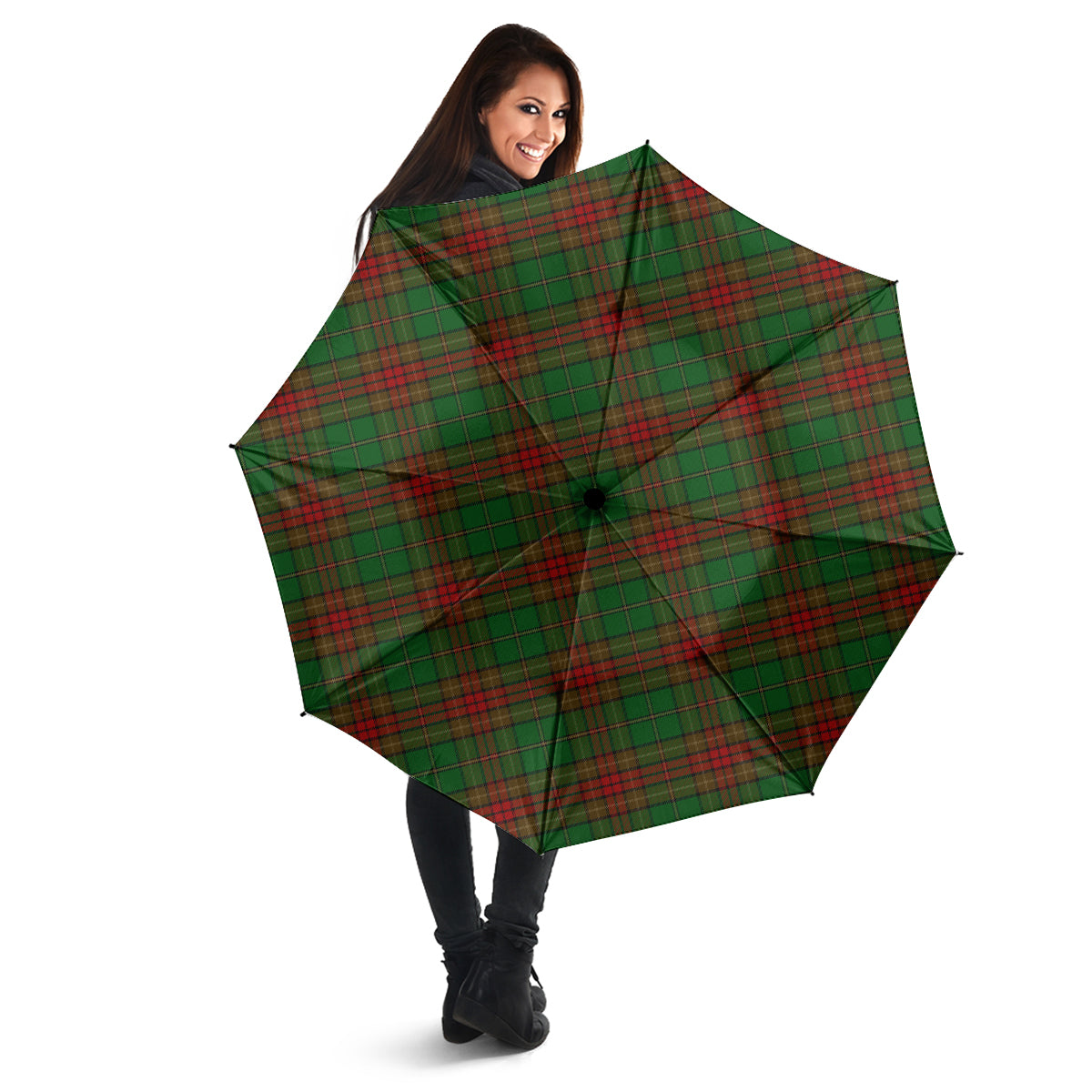 Cavan County Ireland Tartan Umbrella - Tartanvibesclothing