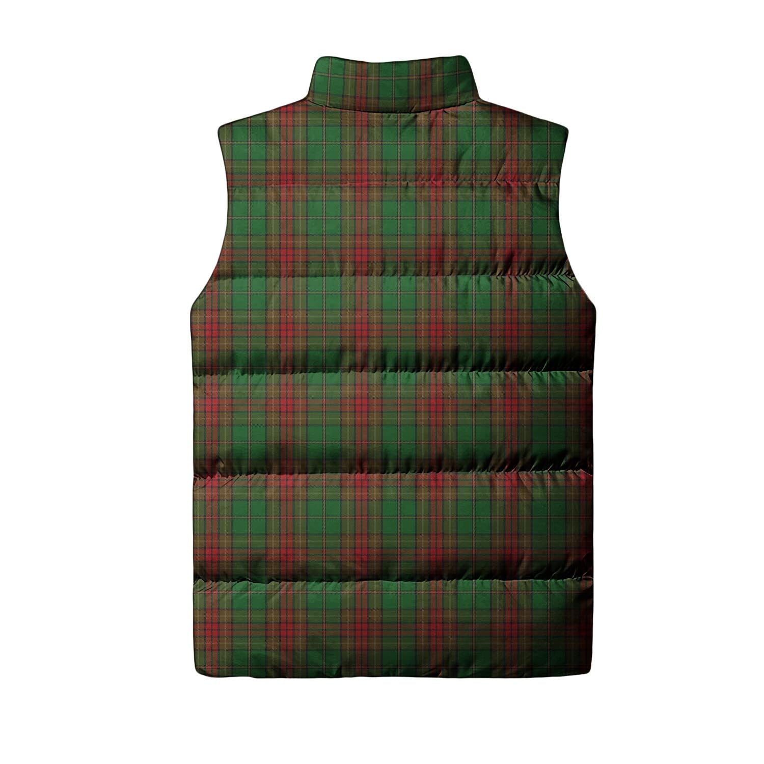 Cavan County Ireland Tartan Sleeveless Puffer Jacket - Tartanvibesclothing