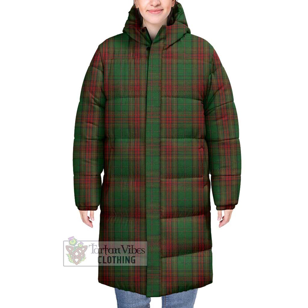 Tartan Vibes Clothing Cavan County Ireland Tartan Long Down Jacket