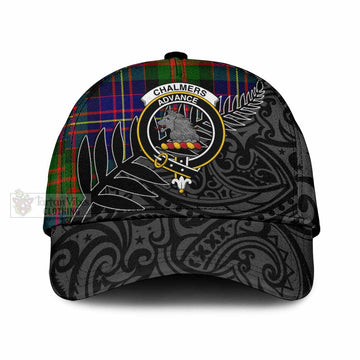 Chalmers Tartan Classic Cap with New Zealand Silver Fern Half Style