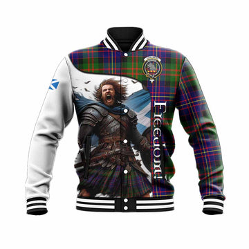 Chalmers Crest Tartan Baseball Jacket Inspired by the Freedom of Scottish Warrior