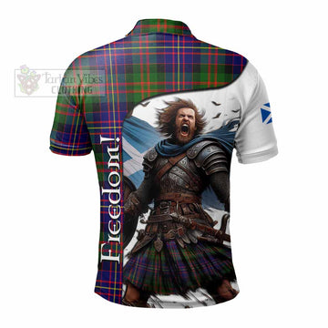 Chalmers Crest Tartan Polo Shirt Inspired by the Freedom of Scottish Warrior