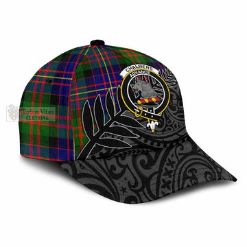 Chalmers Tartan Classic Cap with New Zealand Silver Fern Half Style