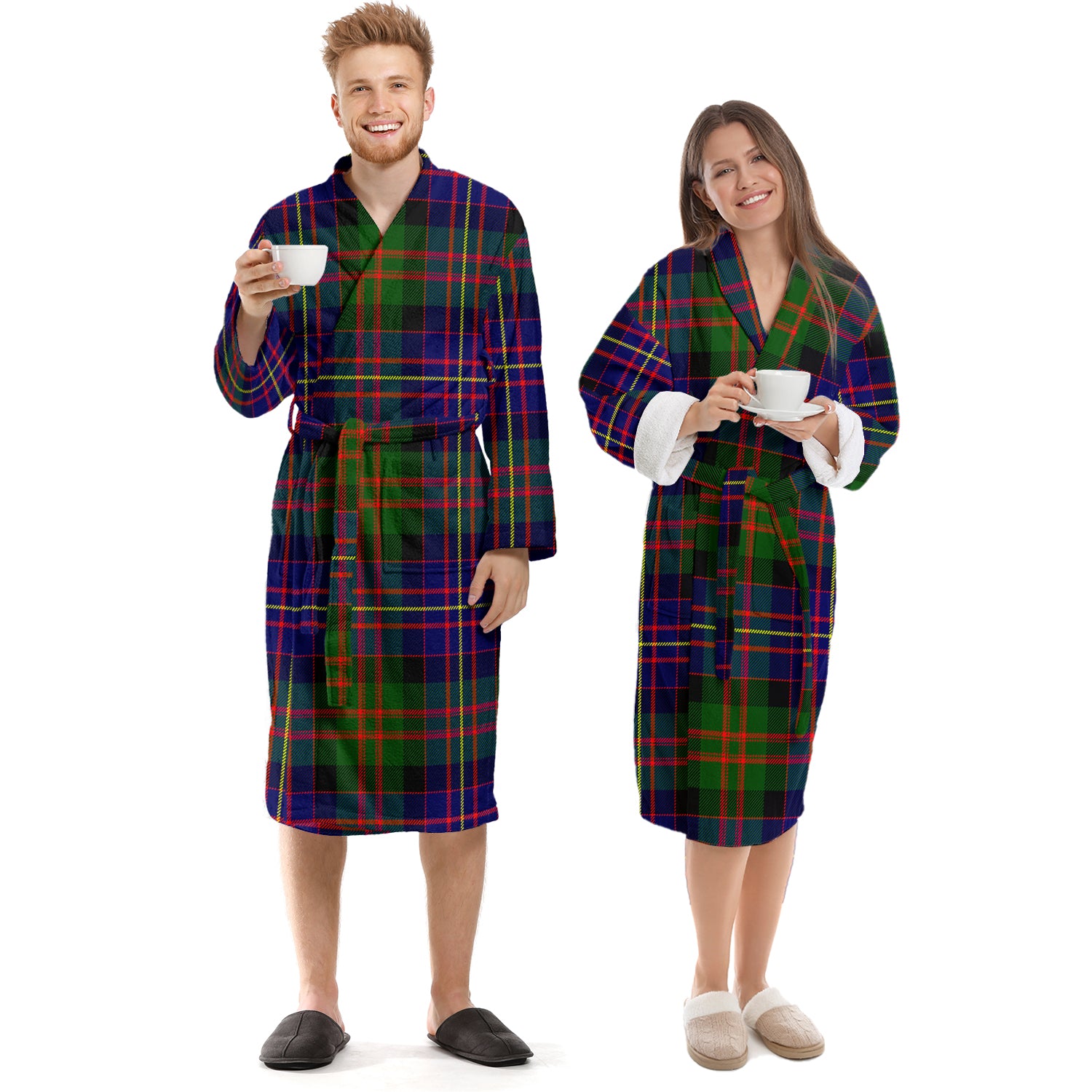 Chalmers Tartan Bathrobe Unisex S - Tartan Vibes Clothing