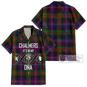 Chalmers Tartan Hawaiian Shirt with Family Crest DNA In Me Style Kid - Tartan Vibes Clothing