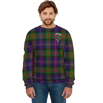 Chalmers Tartan Sweatshirt with Family Crest