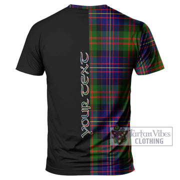 Chalmers Tartan T-Shirt with Family Crest and Half Of Me Style