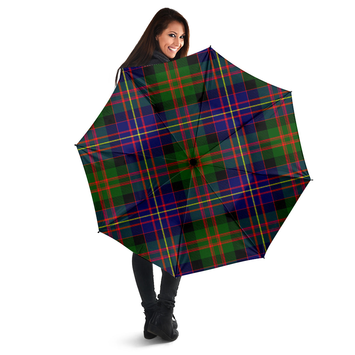 Chalmers Modern Tartan Umbrella - Tartanvibesclothing