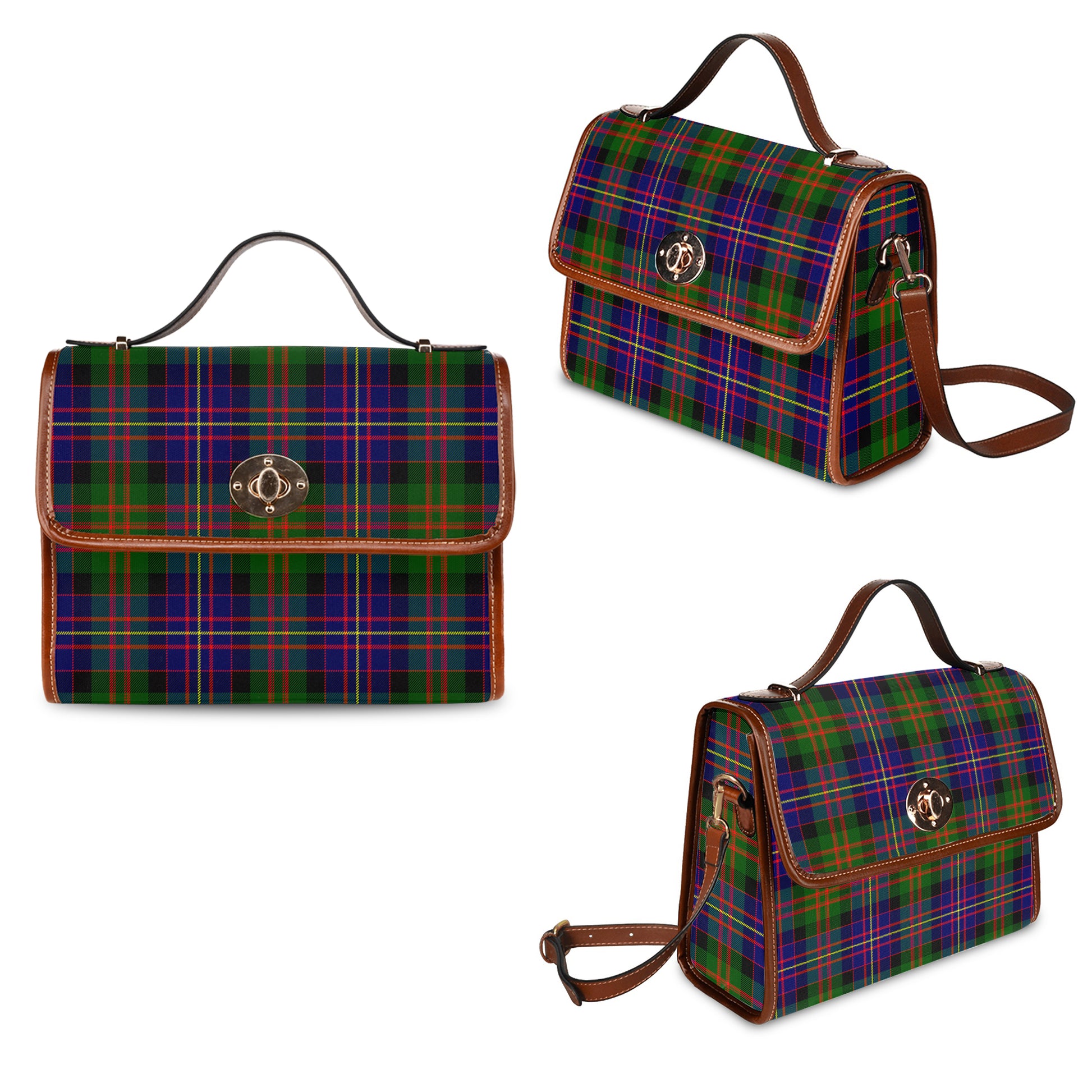 chalmers-modern-tartan-leather-strap-waterproof-canvas-bag