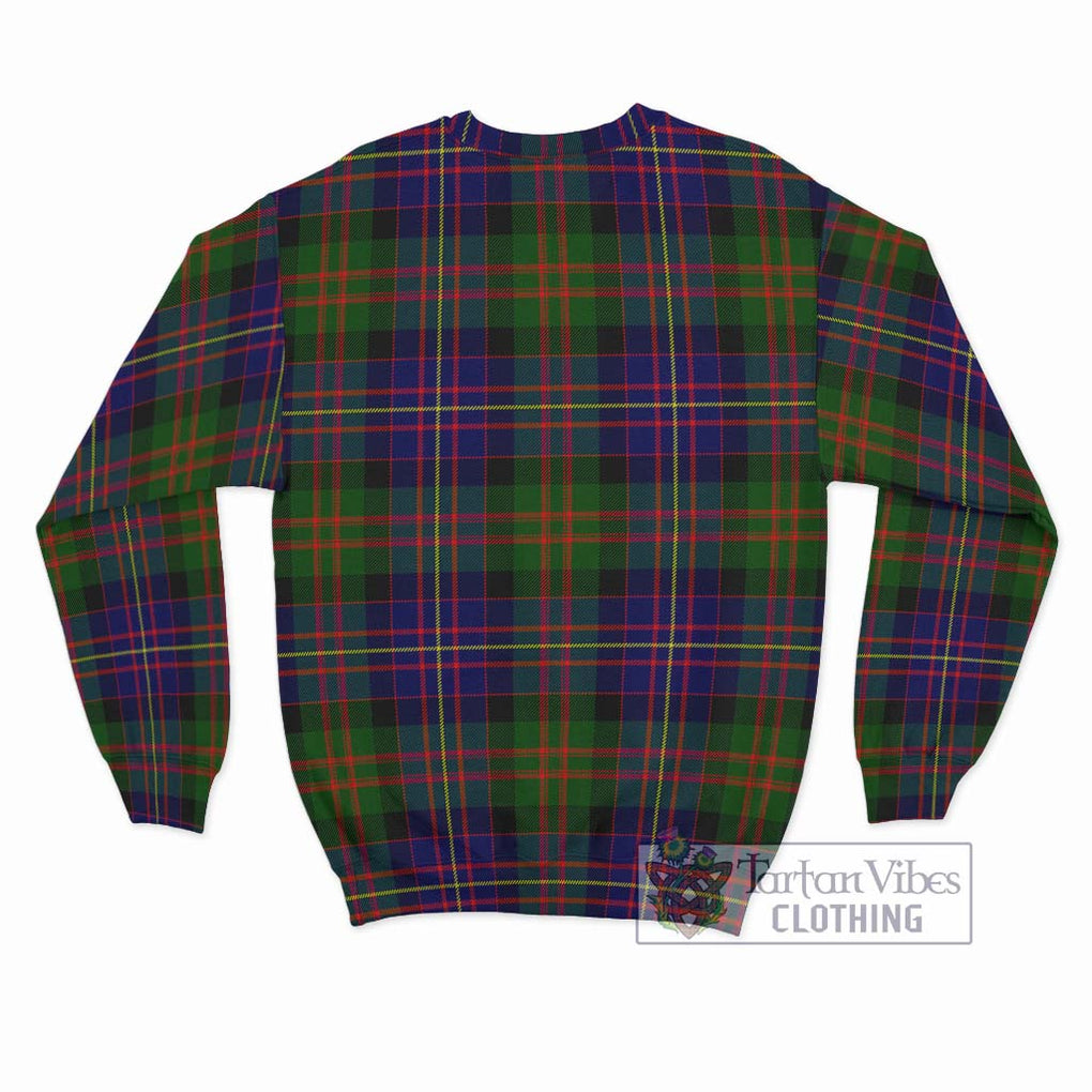 Chalmers Tartan Sweatshirt with Family Crest DNA In Me Style - Tartanvibesclothing Shop