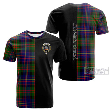 Chalmers Tartan Cotton T-shirt with Family Crest and Half Of Me Style