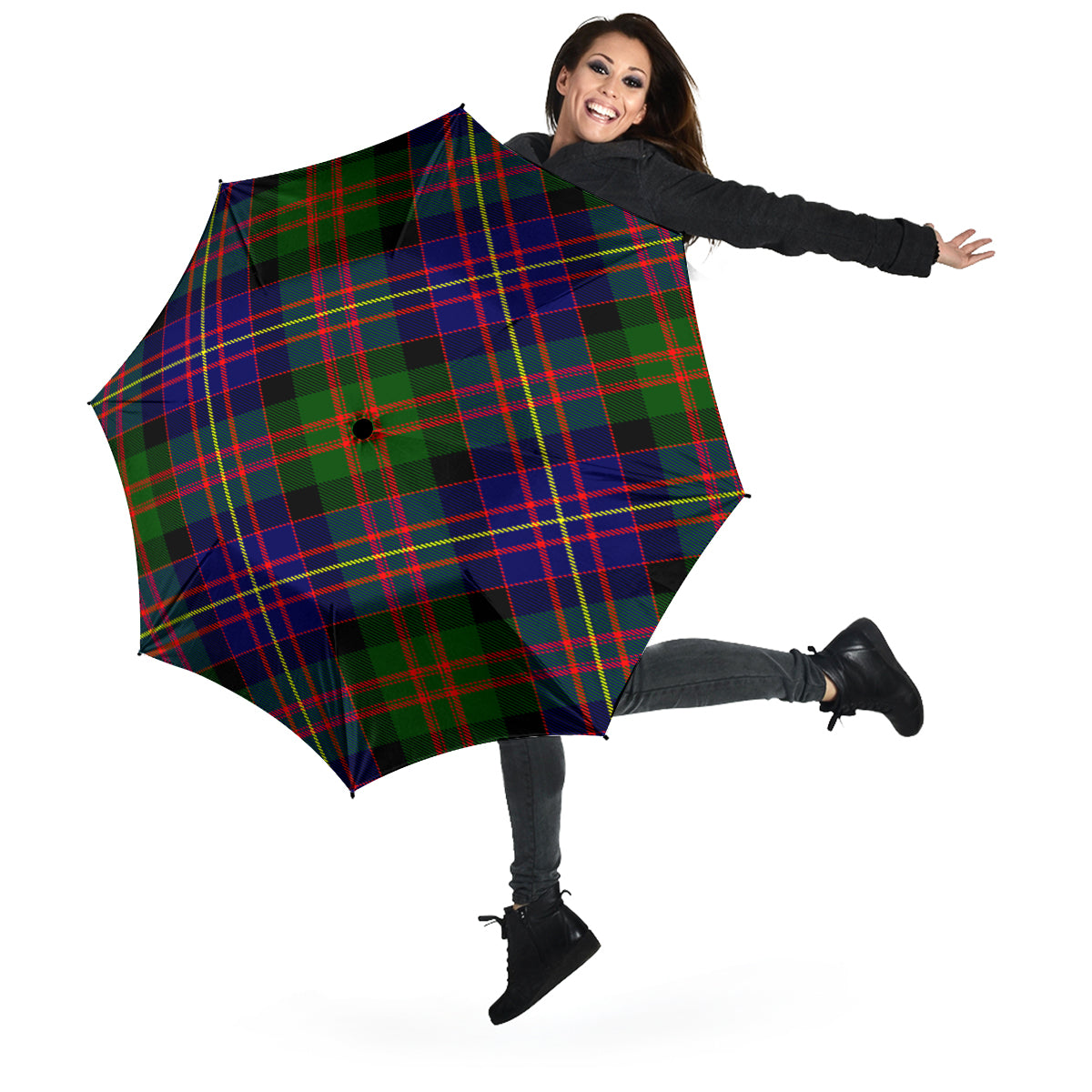 Chalmers Modern Tartan Umbrella - Tartanvibesclothing