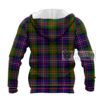 Chalmers Tartan Knitted Hoodie with Family Crest DNA In Me Style