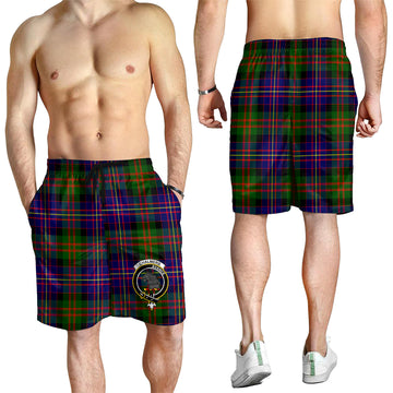 Chalmers Tartan Mens Shorts with Family Crest