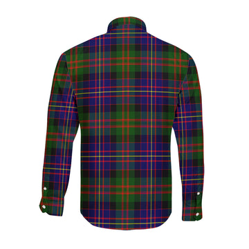 Chalmers Tartan Long Sleeve Button Up Shirt with Family Crest