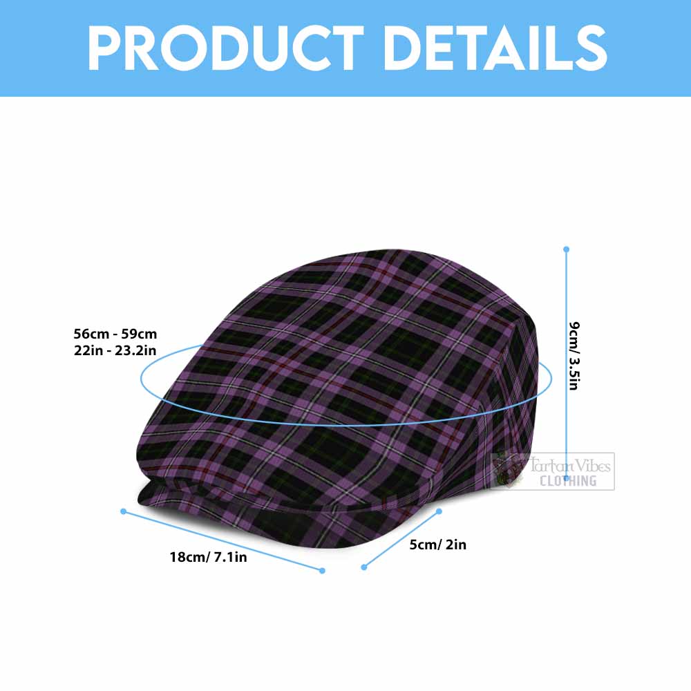 Chapman Tartan Jeff Cap, Tartan Flat Cap - Tartan Vibes Clothing