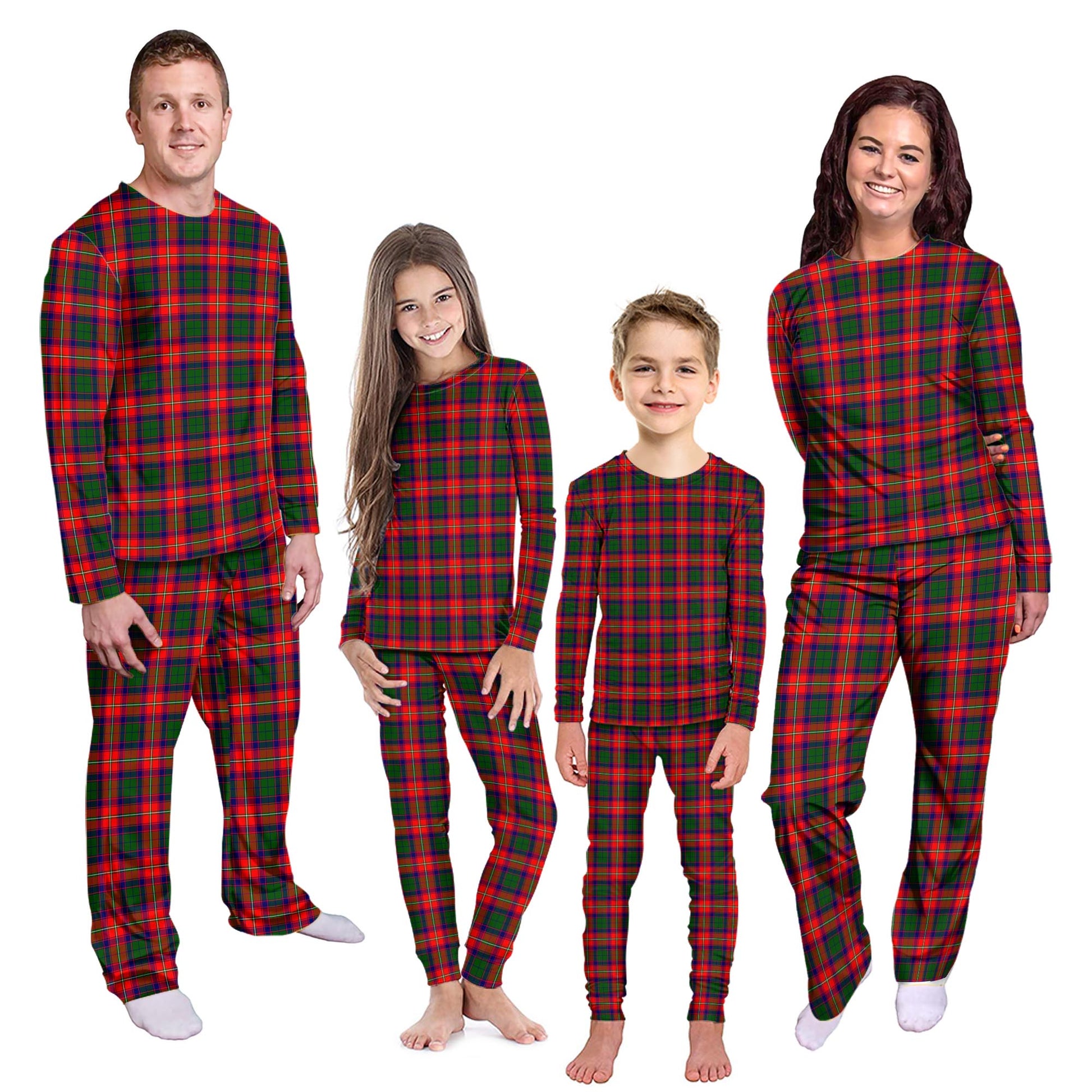 Charteris Tartan Pajamas Family Set - Tartanvibesclothing