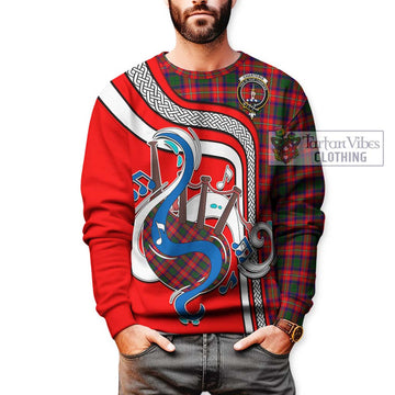 Charteris Tartan Sweatshirt with Epic Bagpipe Style