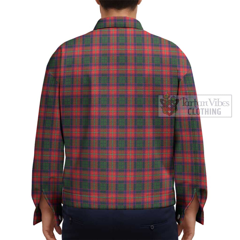 Charteris Tartan Unisex Lapel Cotton Jacket - Tartan Vibes Clothing