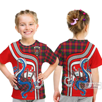 Charteris Tartan Kid T-Shirt with Epic Bagpipe Style