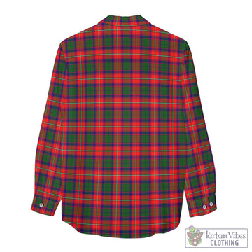 Charteris Tartan Women's Casual Shirt with Family Crest