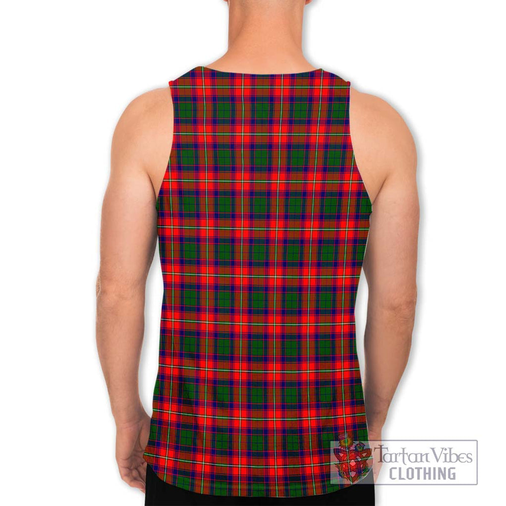 Charteris Tartan Men's Tank Top with Family Crest DNA In Me Style - Tartanvibesclothing Shop