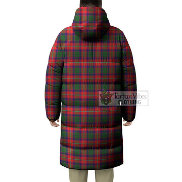 Charteris Tartan Long Down Jacket