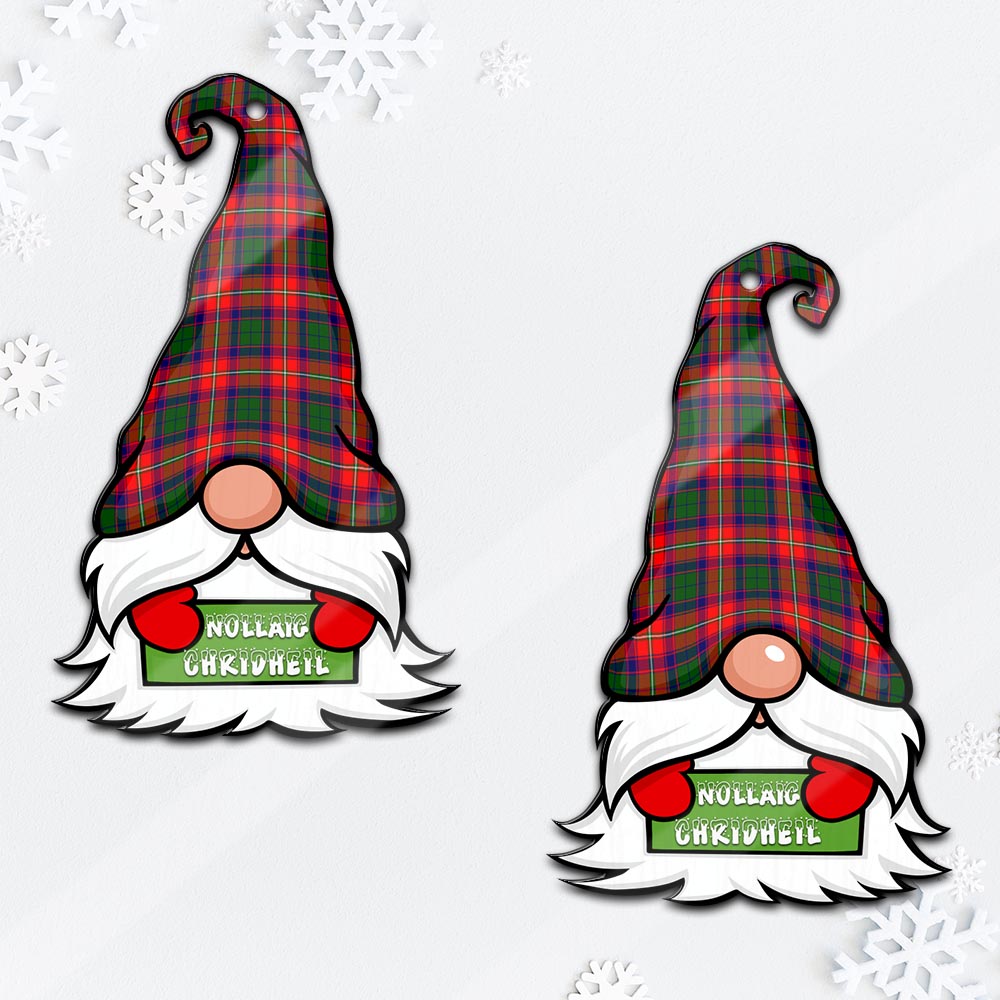 Charteris Gnome Christmas Ornament with His Tartan Christmas Hat Mica Ornament - Tartanvibesclothing