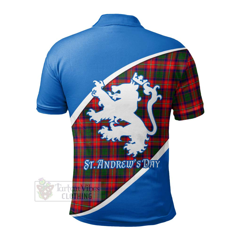 Tartan Vibes Clothing Charteris Family Crest Tartan Polo Shirt Celebrate Saint Andrew's Day in Style