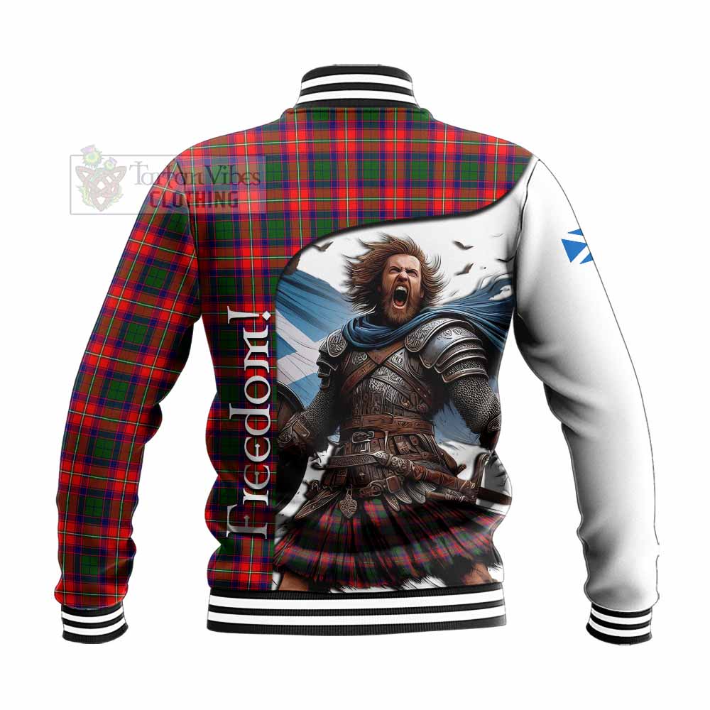 Tartan Vibes Clothing Charteris Crest Tartan Baseball Jacket Inspired by the Freedom of Scottish Warrior