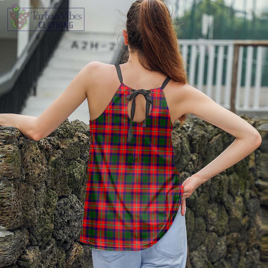 Tartan Vibes Clothing Charteris Tartan Loose Halter Neck Camisole