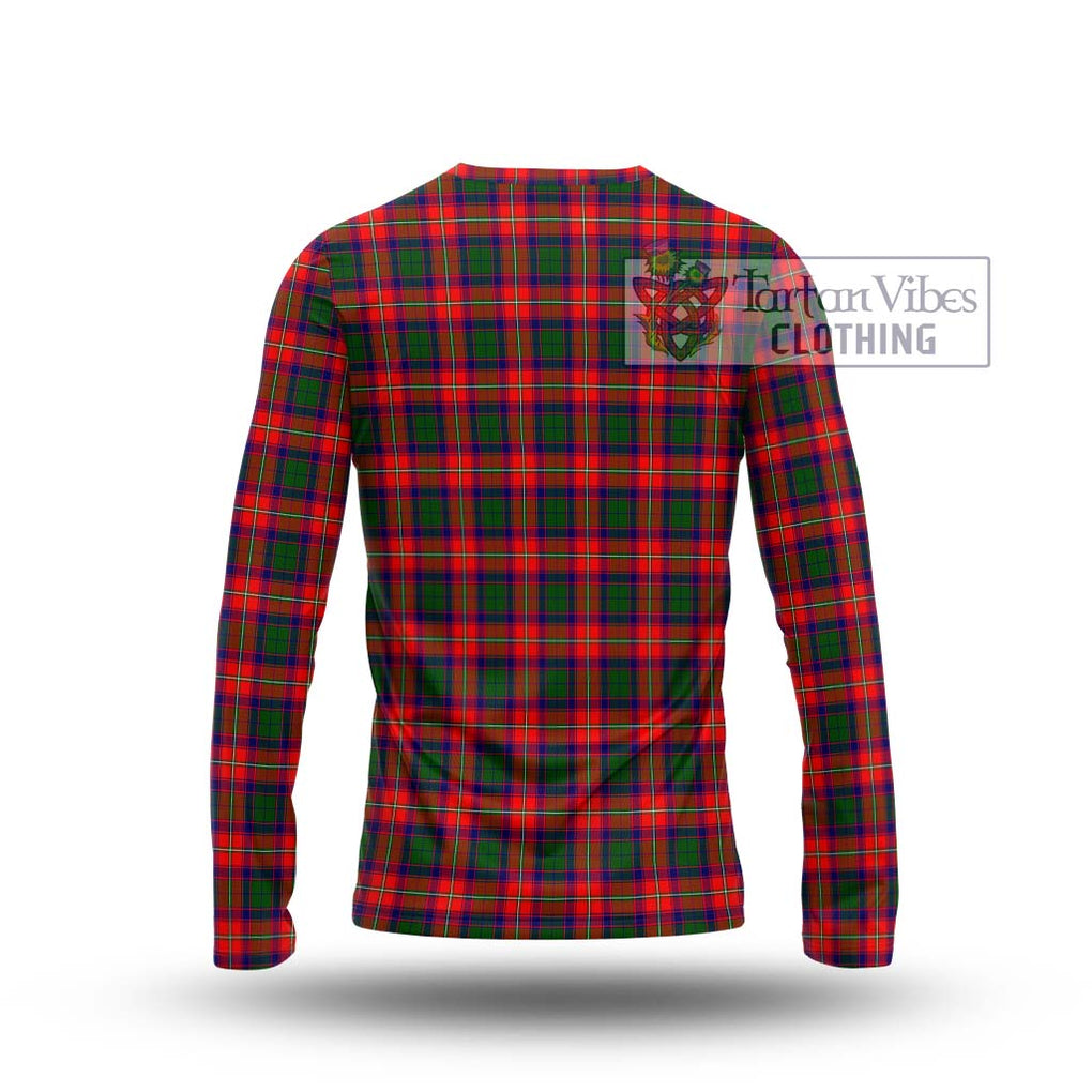 Charteris Tartan Long Sleeve T-Shirt with Family Crest DNA In Me Style - Tartanvibesclothing Shop