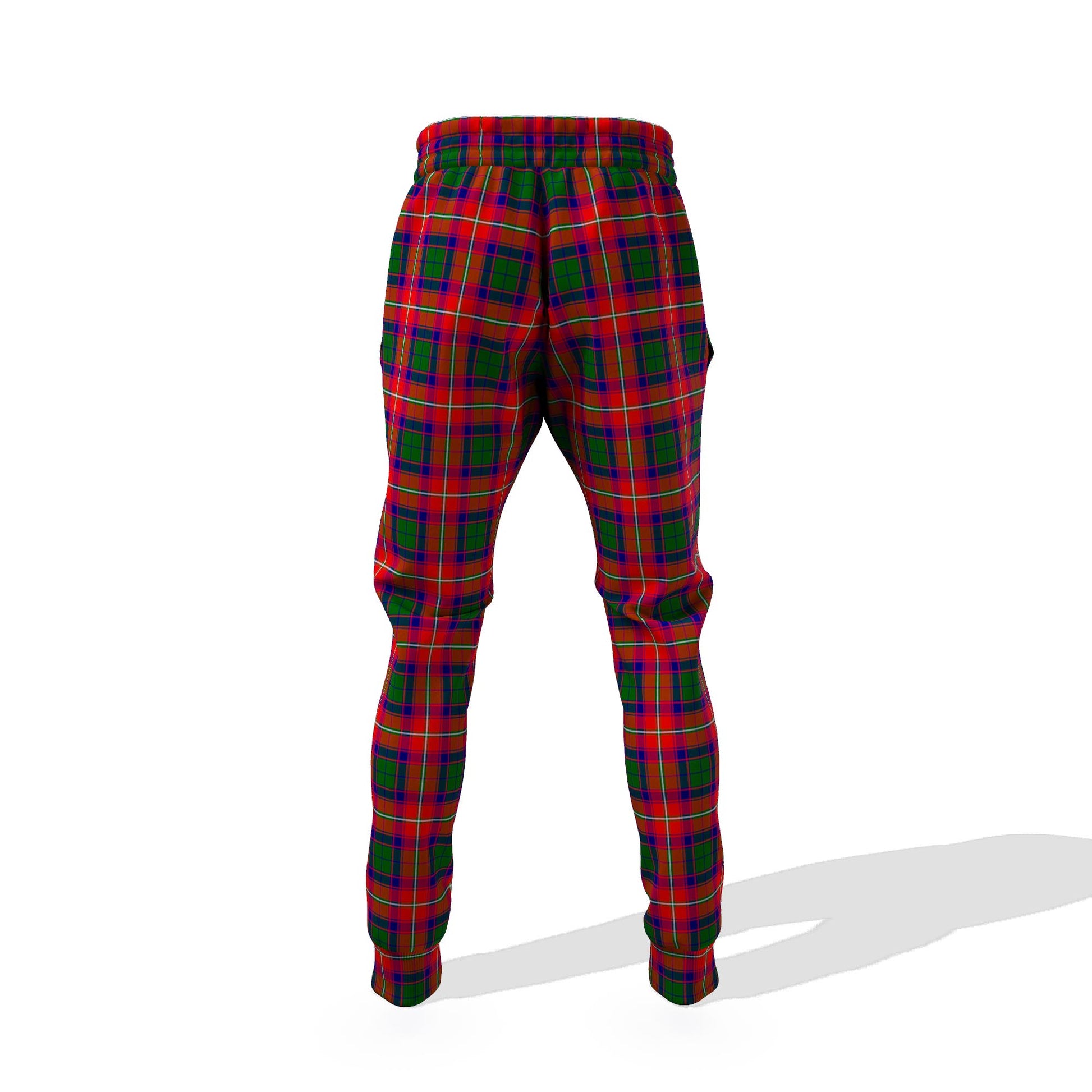 Charteris Tartan Joggers Pants with Family Crest - Tartanvibesclothing