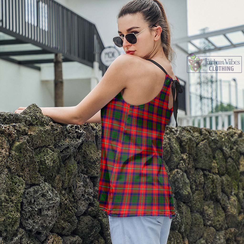 Tartan Vibes Clothing Charteris Tartan Loose Halter Neck Camisole