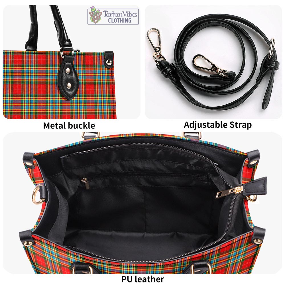 Tartan Vibes Clothing Chattan Tartan Luxury Leather Handbags