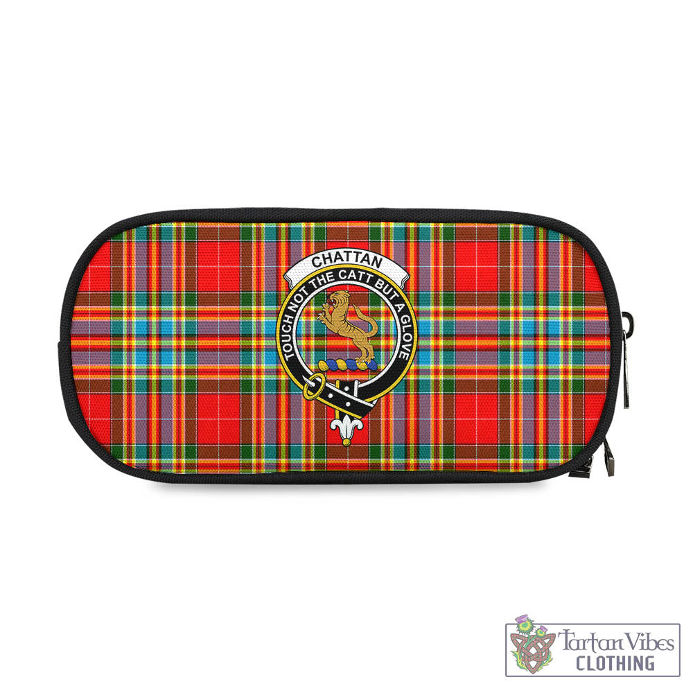 Tartan Vibes Clothing Chattan Tartan Pen and Pencil Case with Family Crest