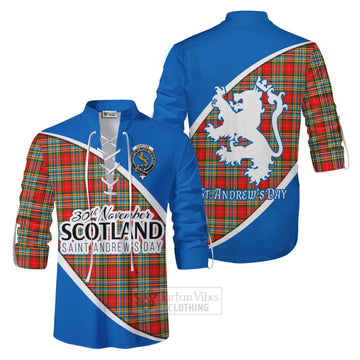 Chattan Family Crest Tartan Ghillie Kilt Shirt Celebrate Saint Andrew's Day in Style