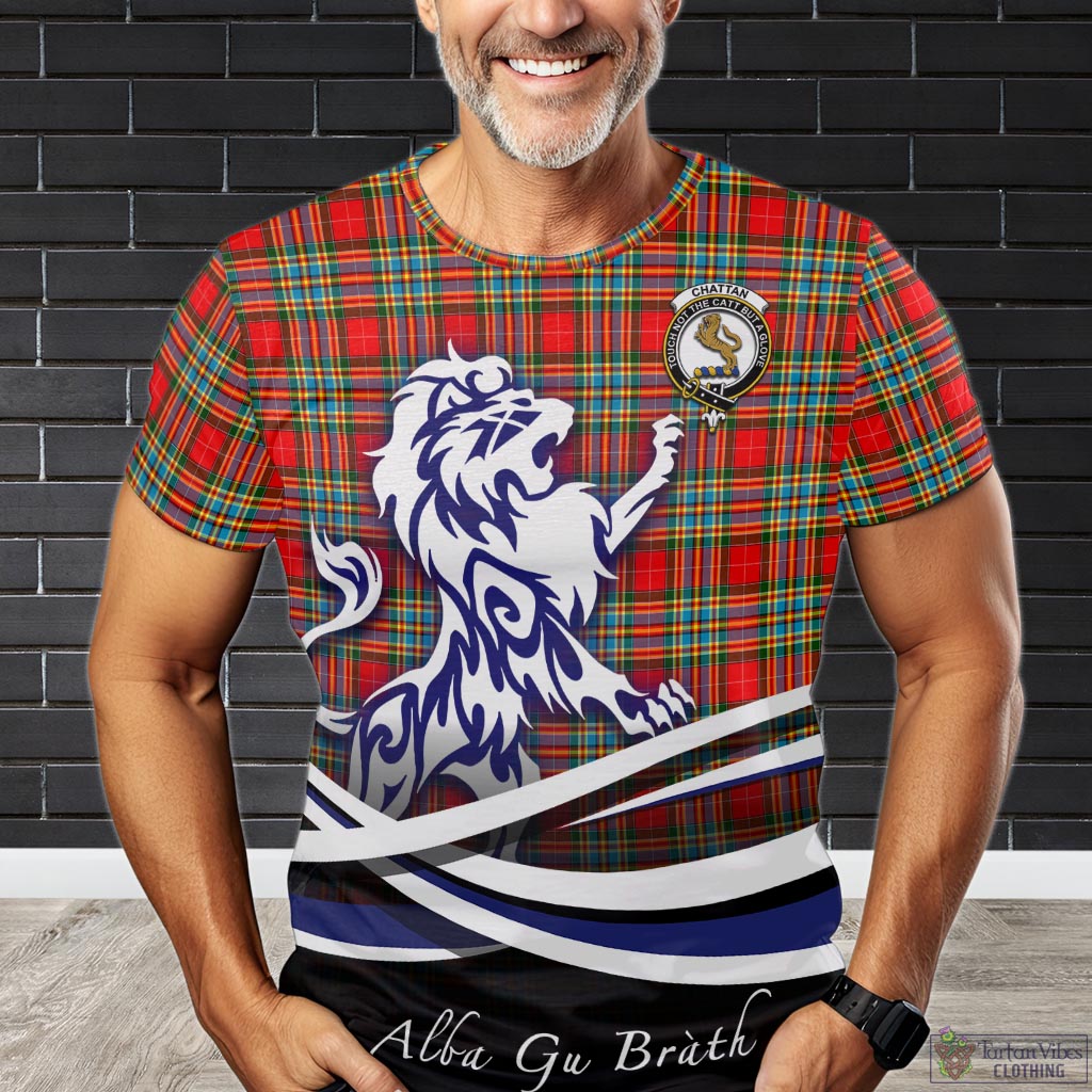 chattan-tartan-t-shirt-with-alba-gu-brath-regal-lion-emblem