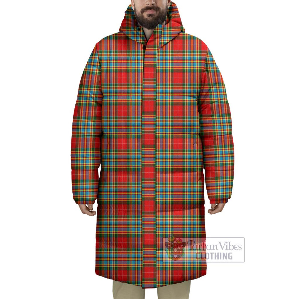 Tartan Vibes Clothing Chattan Tartan Long Down Jacket