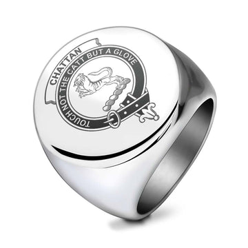 Chattan Clan Crest Engraved Ring