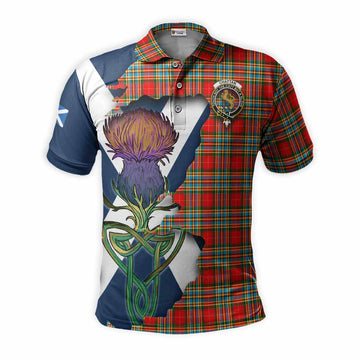 Chattan Tartan Family Crest Polo Shirt Scottish Thistle Celtic Inspired Kid - Tartan Vibes Clothing