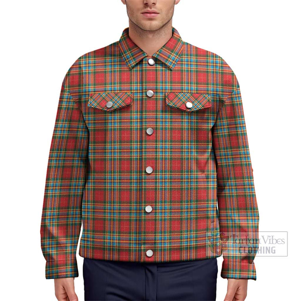 Chattan Tartan Unisex Lapel Cotton Jacket Unisex - Tartan Vibes Clothing