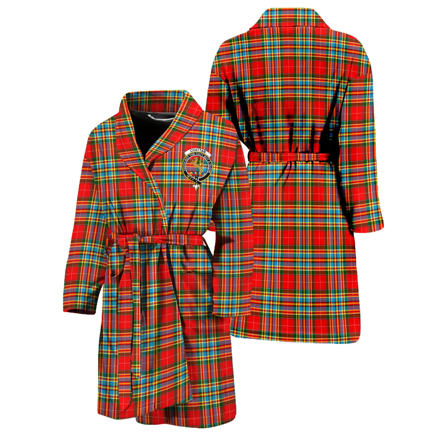 chattan-tartan-bathrobe-with-family-crest