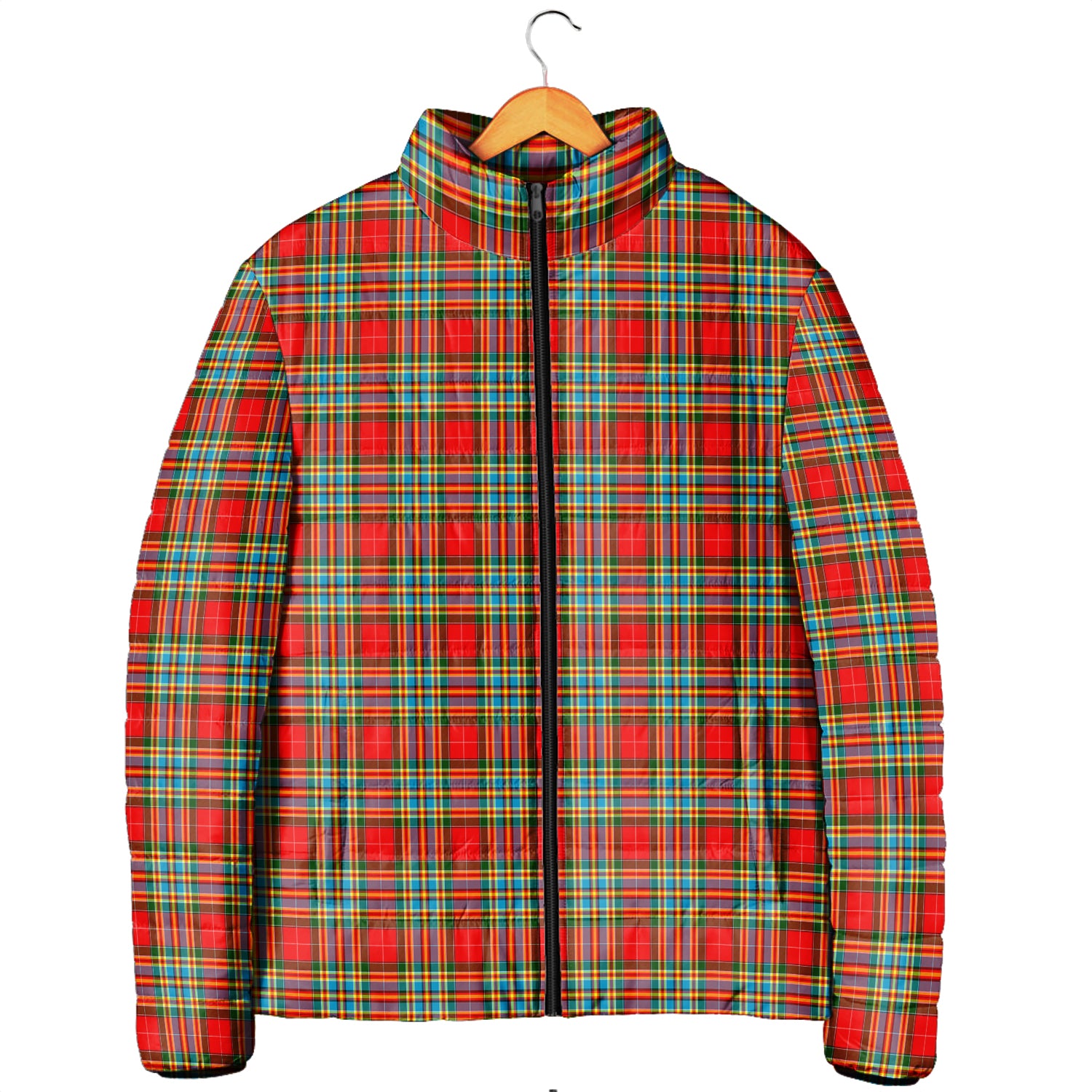 Chattan Tartan Padded Jacket Men's Padded Jacket - Tartan Vibes Clothing