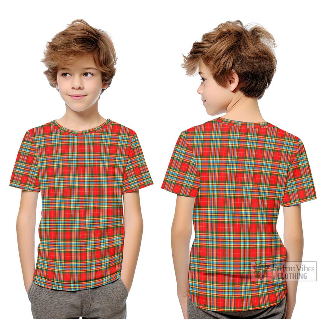 Chattan Tartan Kid T-Shirt Youth XL Size14 - Tartanvibesclothing Shop