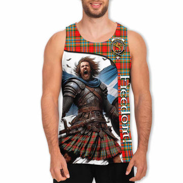 Chattan Crest Tartan Men's Tank Top Inspired by the Freedom of Scottish Warrior