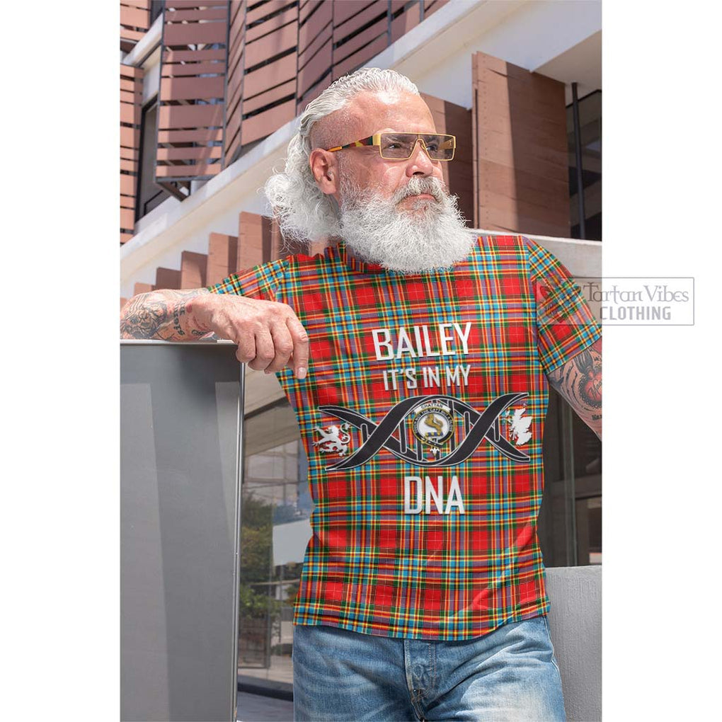 Tartan Vibes Clothing Chattan Tartan Cotton T-shirt with Family Crest DNA In Me Style